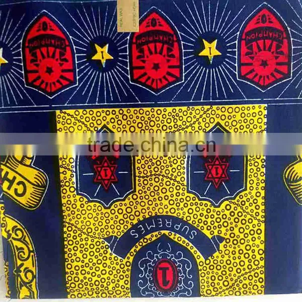 100%cotton 24x24 72x60 46/47" Wholesale African Wax Print Fabric photo-2