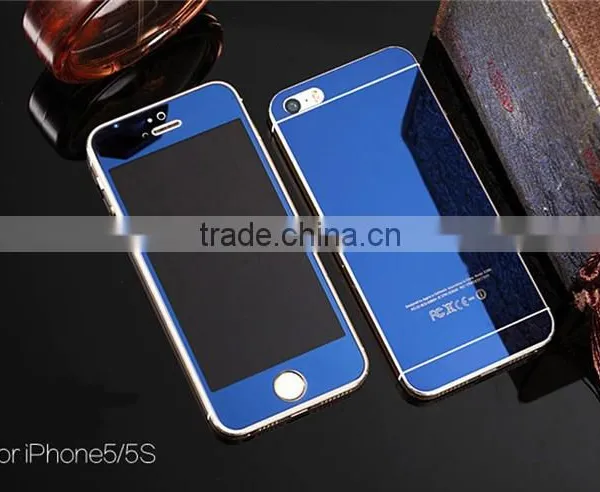 Colorful Tempered Glass Mirror Screen Protector for Iphone6 Plating Mirror Screen Cover photo-4