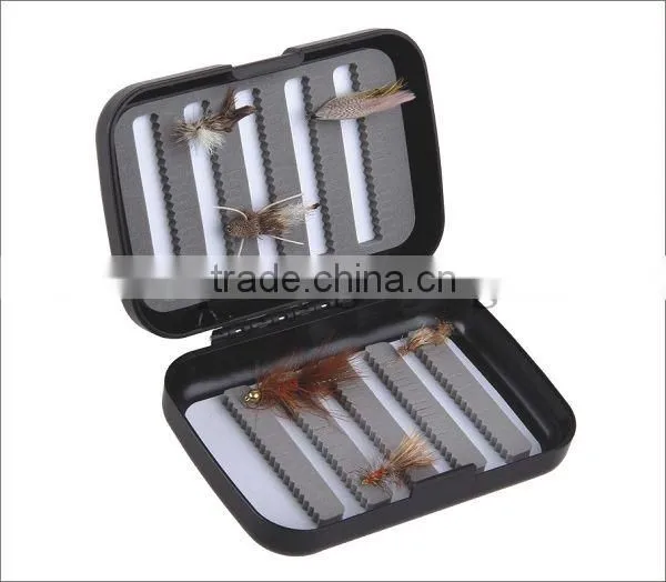 Storage and Waterproof Fly Fishing Lure Bait Hook Case With ABS Plastic Foam Fishing Tackle Box
