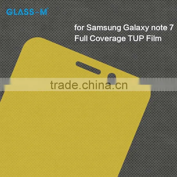 Full Coverage Yellow Film TPU Screen Protector for Samsung Note 7