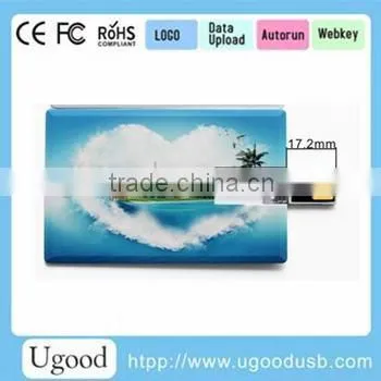 Super Slim Metal Card USB Drive, Universal Hot With Real Capacity Flash Memory, Customized Logo Bulk Cheap USB Disk photo-3