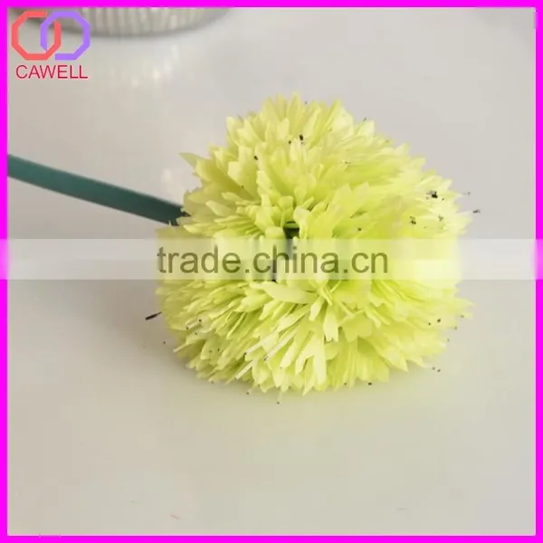 Cheap Yellow Color Good Quality Ball Flowers Fake Flowers photo-5