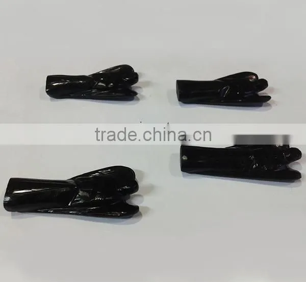 Black Agate 2INCH Angels | Gemstone Angels For Sale - Prime Exports photo-2