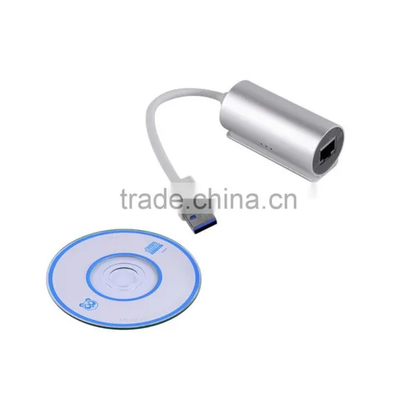 Aluminum USB 3.0 to RJ45 Gigabit Ethernet LAN Adapter 1000Mbps for PC Laptop Wholesale photo-3
