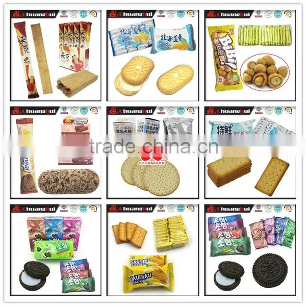 Chuanghui Puffed Food Biscuits and Cookies / Mini Biscuits & Chocolate Oat Puffed & Choco Wafer & Milk Cheese Cake