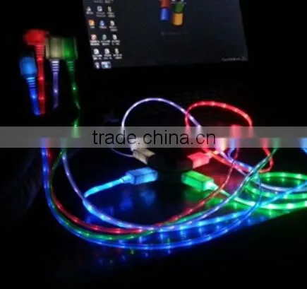 New Style Led Usb Cable Data Link/line , Led Usb Date Line With Usb Charging Cable photo-2