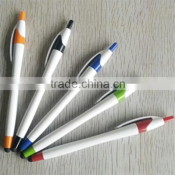 Hot Sale Products White Solid Color Barrel and Clip High Sensitive Stylus Pen photo-4