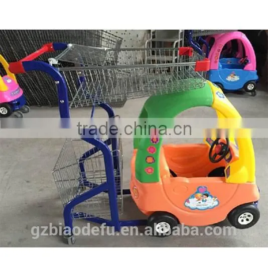 Hot Sell Children Shopping Trolley,Kids Shopping Cart in Supermarket photo-2