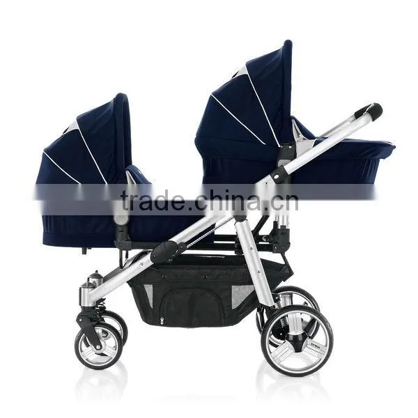Light and Compact Twin Baby Stroller , Best Twin Baby Strollers Made in China 3 in 1 photo-2
