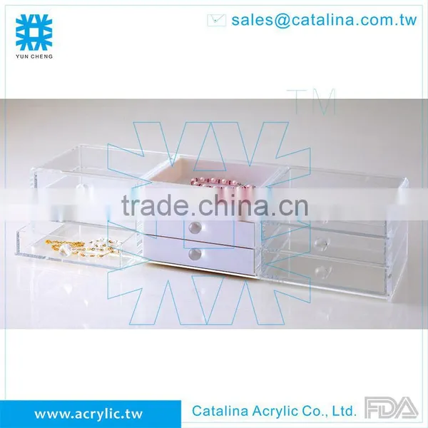 ACRYLIC 3-DRAWER ROUND BEAD KNOB BOX photo-3
