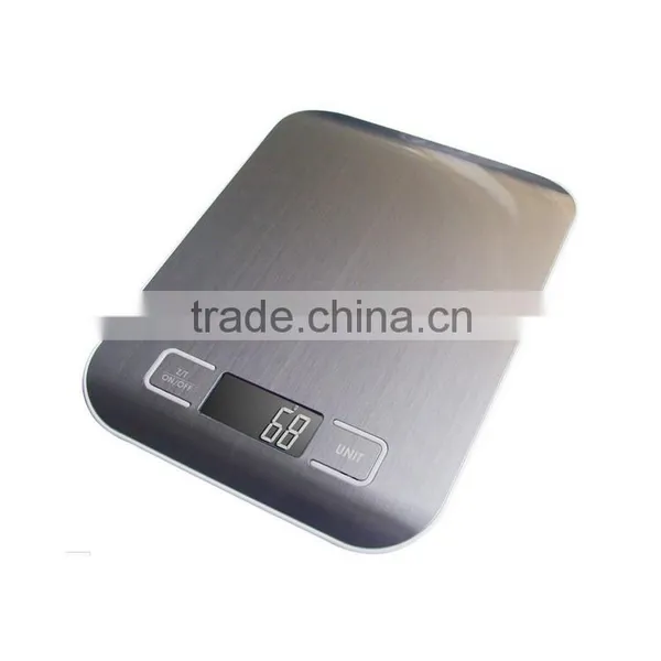 Stainless Steel Platform Electronic Slim Digital Kitchen Scale photo-4