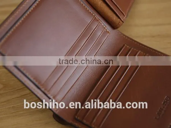 Boshiho Toy Layer Cowhide Leather Custom Men's Wallet photo-2