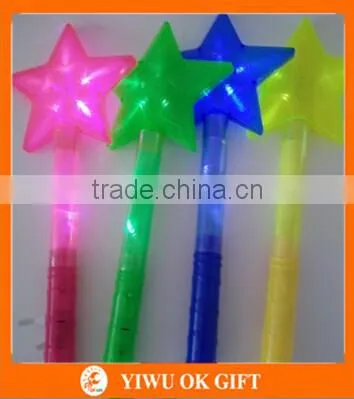 Wholesale Colourful LED Star Shape Flashing Light Stick Plastic Star Glow Stick photo-3