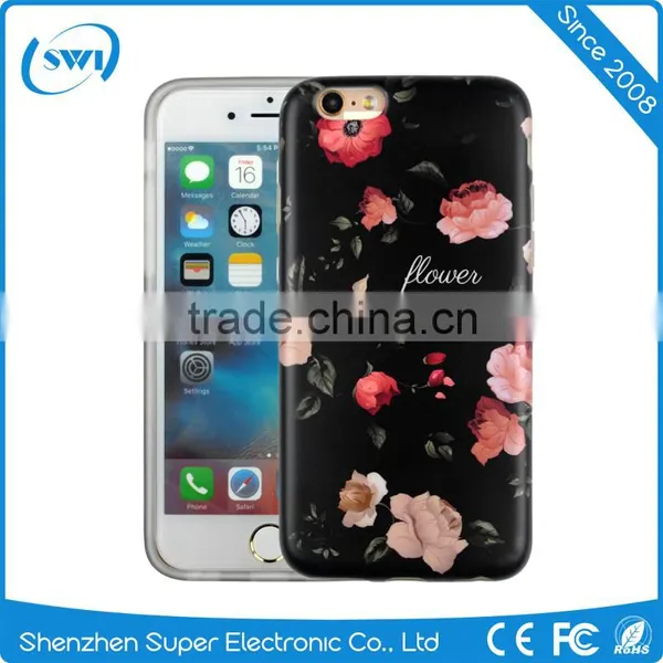 Flower Design Custom TPU Case Mobile Phone Cover for IPhone 6 Plus 6S Plus photo-4