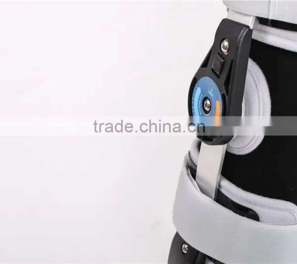 Adjustabe Knee Orthosis Hinged Rom Knee Brace photo-3