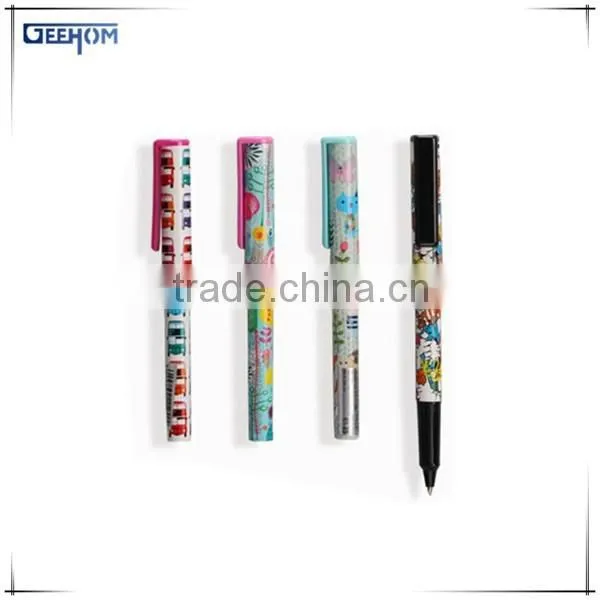 School Supplies Cheap Cartoon Printed Plastic Ballpoint Pen photo-2