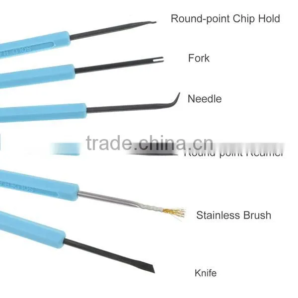 6 Pcs Double-sided Blue Pack of Soldering Aid Tool photo-3