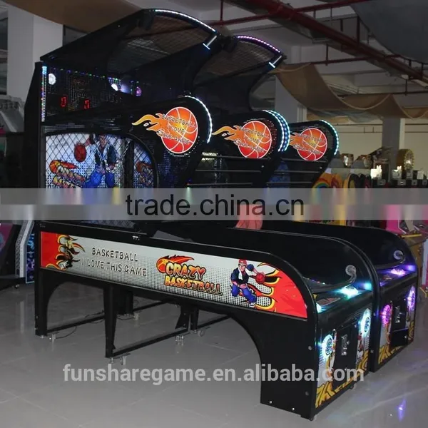 Funshare Hot Coin Operated Street Basketball Arcade Game Shooting Machine for Sale photo-2
