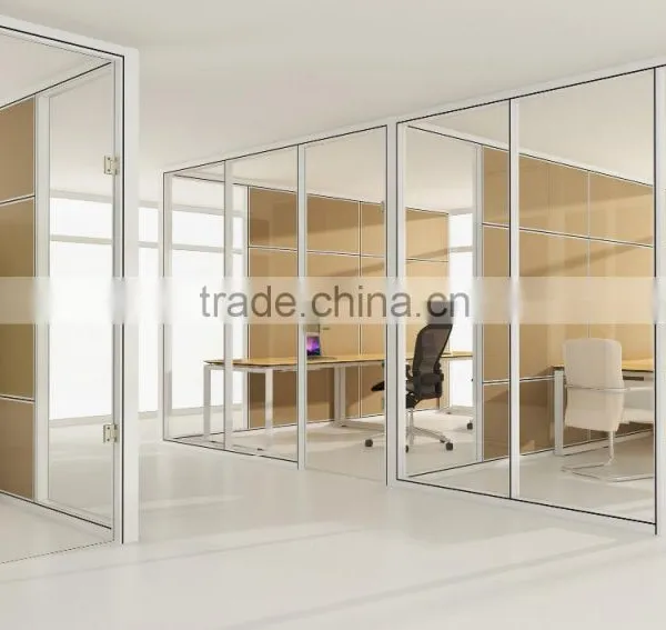 Office Glass & Solid Wood Wall Partition(HK85-series)