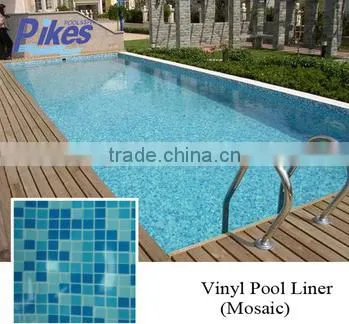 Non-slip Vinyl Liner Anti UV Lights Fiberglass PVC Swimming Pool Liner photo-4