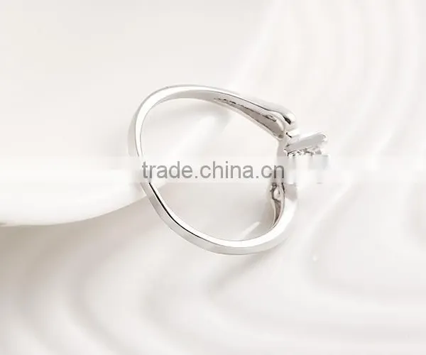 1 Gram Gold Rings Jewelry Zircon Wedding Silver Ring photo-5