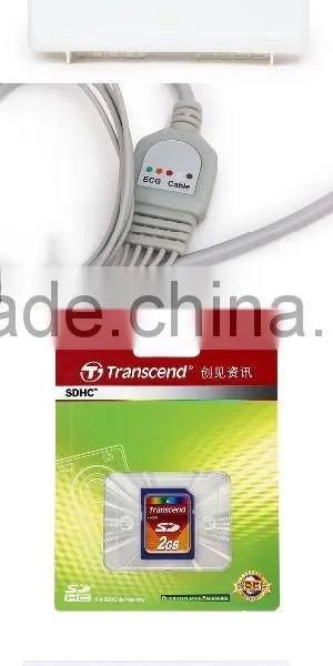 12-lead / 3 Channel Analysis System 72 Hours Recording Mini LCD Holter Monitor Ecg for Sale photo-5