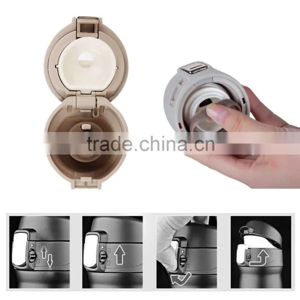 Stainless Steel Leak Proof Vacuum Tumbler Cup With Locked Lid, Blue Travel Mug photo-6