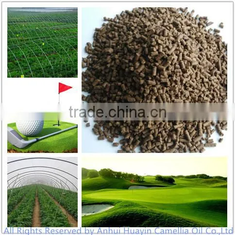 Tea Seed Pellets for Organic Fertilizer, Golf Courses, Farming, Etc.