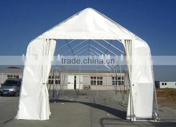 PVC Coated Single Steel Tubes Car Cover 2043 photo-4