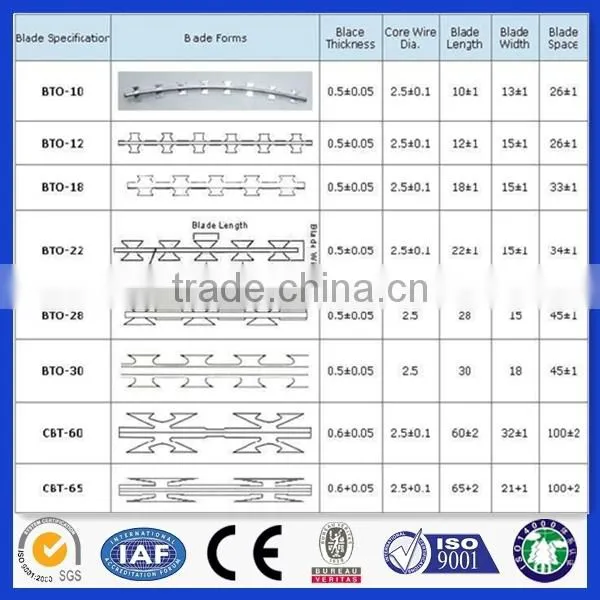 Factory Good Quality Best Price Hot Dipped Galavnized Razor Barbed Type Wire photo-4