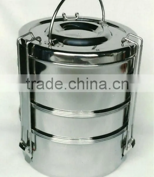 Wholesale Supplier of Stainless Steel Tiffin Box/ Lunch Box