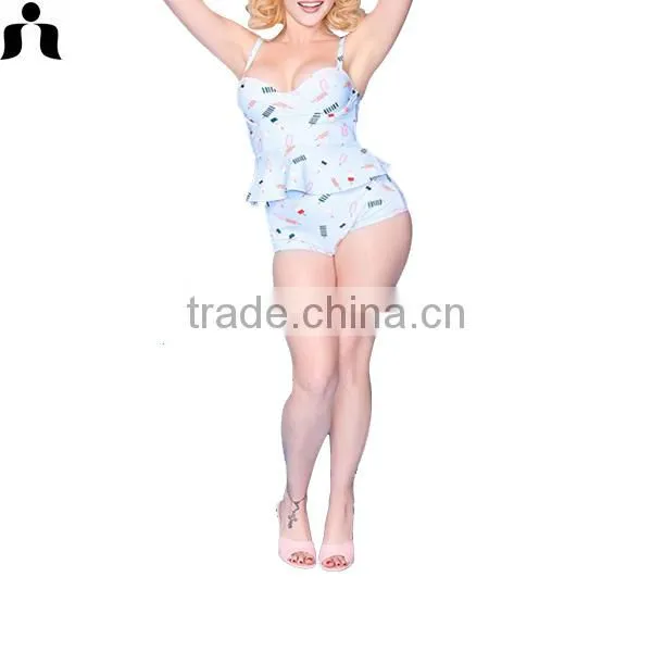 2017 XXX Hot Sex High Waist Beautiful Girl Swimwear photo-6