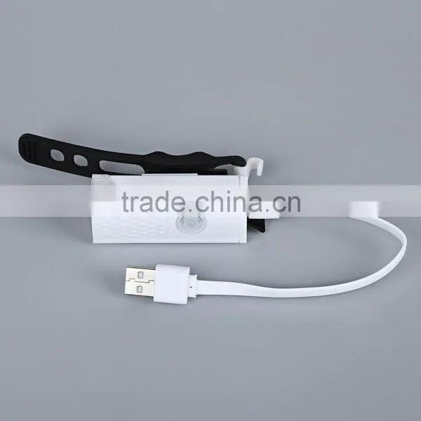 Bike Bicycle Light Water Resistant Rechargeable Mountain Bike Front Light With USB Changer for Night Cycling photo-5