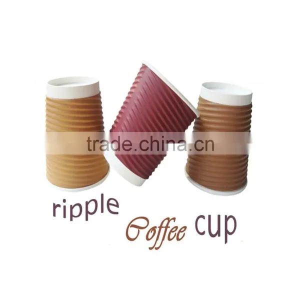 Custom Printed Paper Cup,ripple Paper Cup Fan for Coffee Cup,paper Cup Coffee Cup photo-3