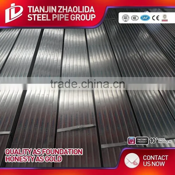 Q195 Q235 Q345 Material Welded Galvanized Tube for Sale With CE Certificate photo-3