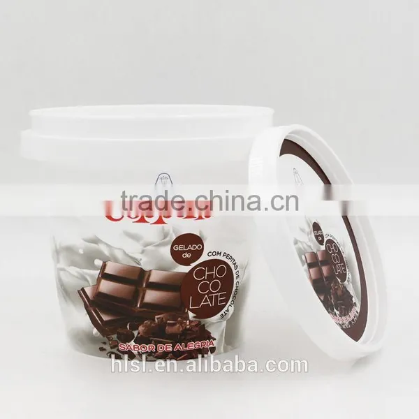 Customized Ice Cream Cup With Brands, Cool Ice Cream Tub With Lids, Ice Cream Container for Freezer photo-3