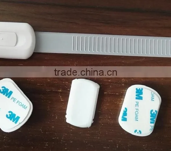 J162-2 Hot Sale High Quality Kids Safty Adjustable Drawer Latch Door Baby Lock Baay Protection Accessories photo-4