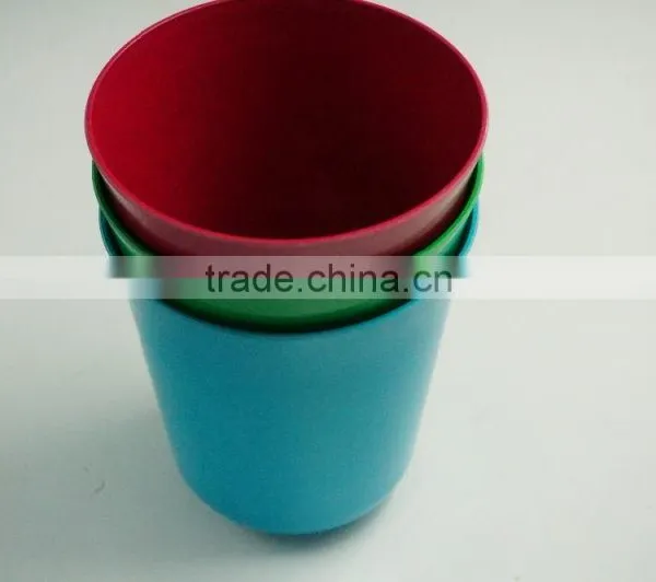 Hot Sell Biodegradable Bamboo Fiber Flower Pots Plate Flower Pot photo-5