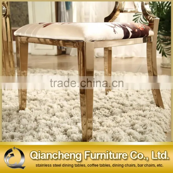 Flower Shape Fabric Cover Dining Chair for Hotel photo-4