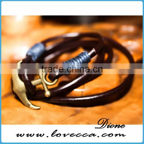 Cheapest Hot Sale 2017 Jewelry Mens Bracelet Anchor Hook Bracelet photo-2