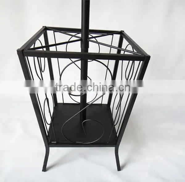 RH-4737 Multifunctional Metal Standing Coat Rack With Umbrella Holder Hat Clothes Coat Rack photo-6