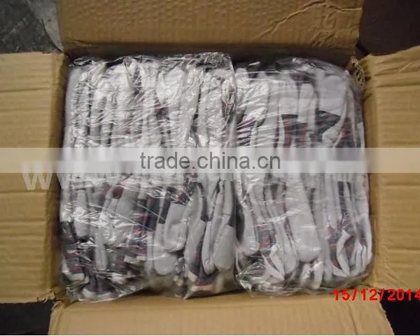 Safety Cow Split Leather Work Gloves With Double Palm And Reinforced photo-2