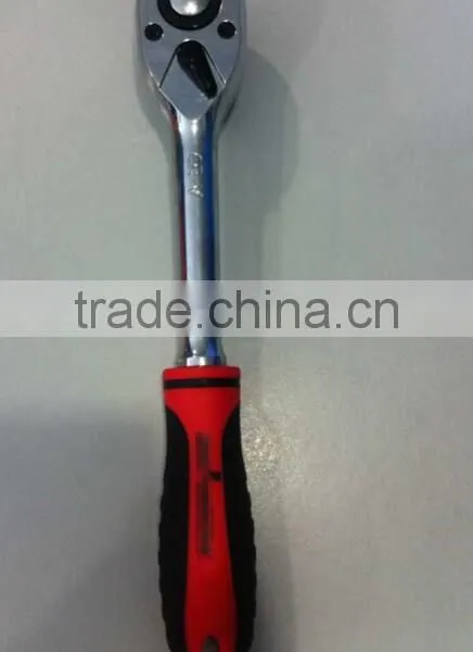 Hand Tools Cr-V Material Ratchet Torque Spanner Bent Comfort Grip Quick Release Wrench photo-2