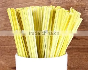 Colorful Plastic Coated With Metallic Wire Twist Ties for Plastic Bag Packing photo-5