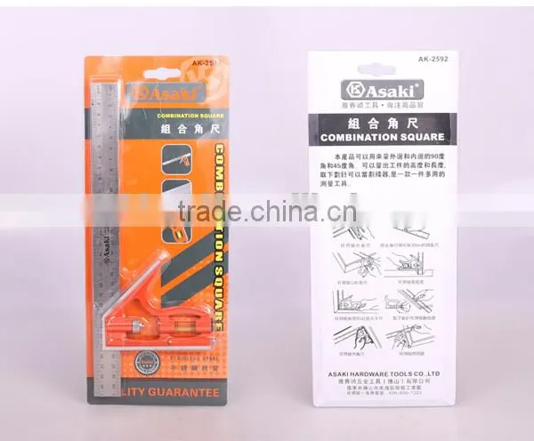 AK-2592 High Precision Angle Combination Ssquare Ruler Measuring Tool photo-4