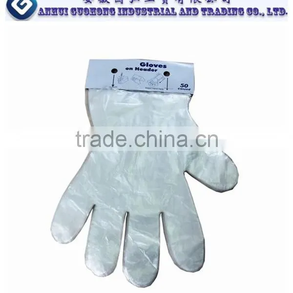 Disposable PE Gloves Biodegradable Plastic Disposable Gloves Transparent Glove photo-4
