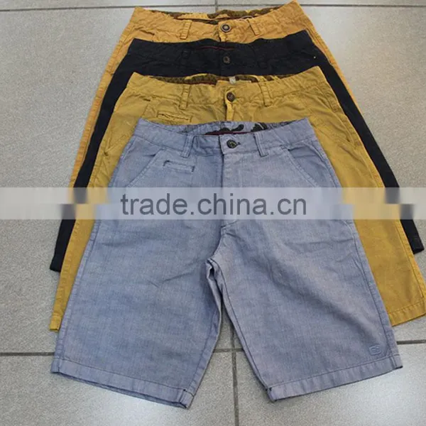Cotton Twill Fabric Cargo Shorts in Mens