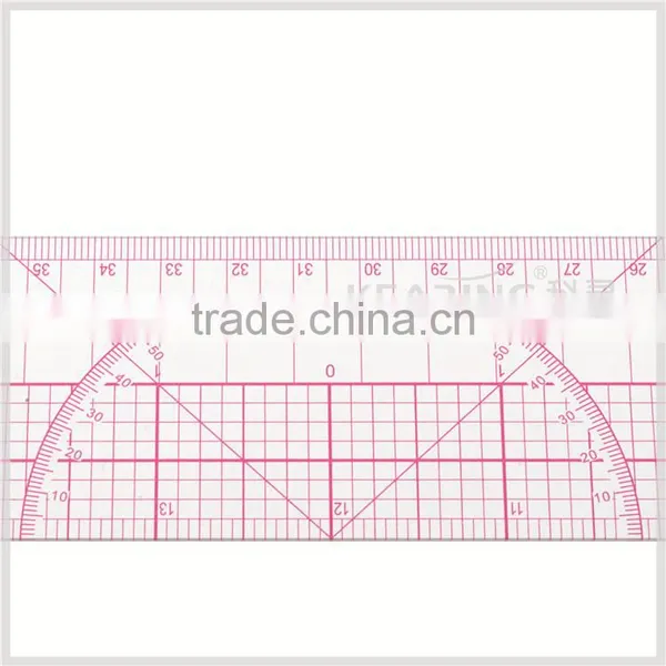 Kearing Inch & Metric Scale 2'' * 24'' & 60cm PVC Quilting Straight Grading Ruler for Sewing Plastic Rulers# 8097 photo-3