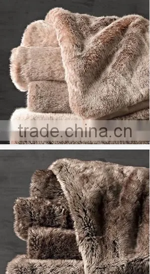 Faux Fur M Fur Blanket Cushion Sofa Blanket Car Seat Cushion Decoration Carpet Bed Blanket photo-4