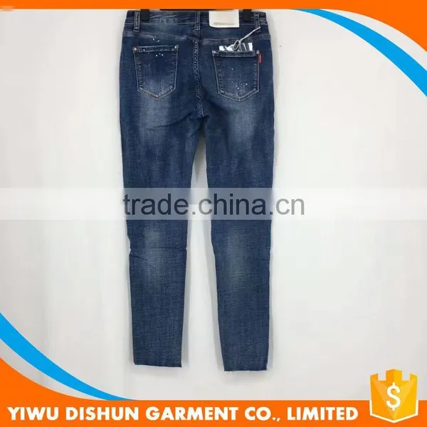 Women Wholesale Sexy Ripped Model Jeans Pants photo-6